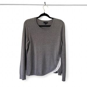 Sain Rib Knit Sweater Tank in Blanc de